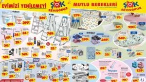 12 Nisan ŞOK Aktüel Ürünler Kataloğu: Bebek ürünleri, ev yenileme