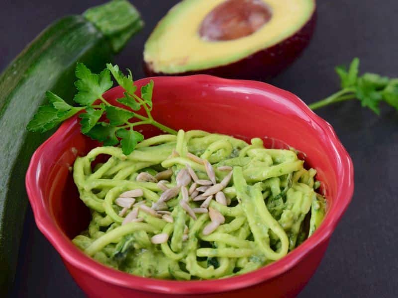 Avokadolu Kabak Spagetti Tarifi