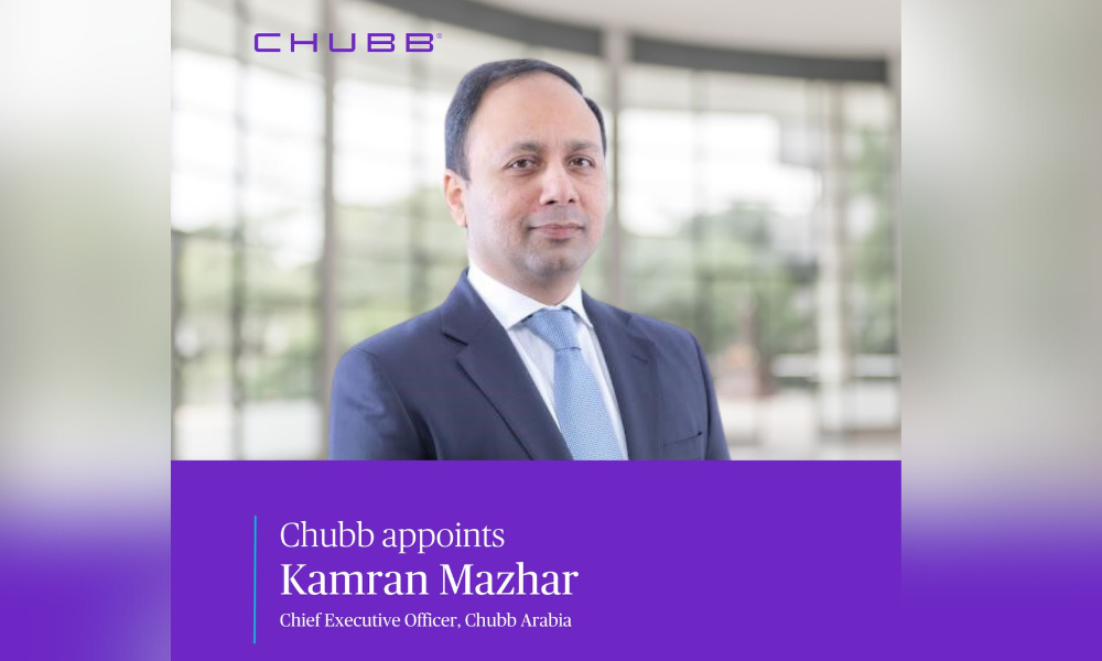 Chubb Welcomes Back Kamran Mazhar as CEO of Chubb Arabia