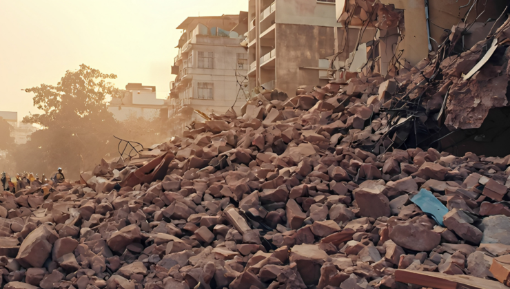 Earthquake Triggers Collapse of Bangkok High-Rise Under Construction