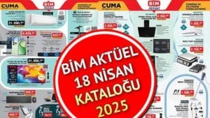 BİM Aktüel 16-18 Nisan 2025 kataloğunda, buzdolabı, Kickscooter ve elektrikli