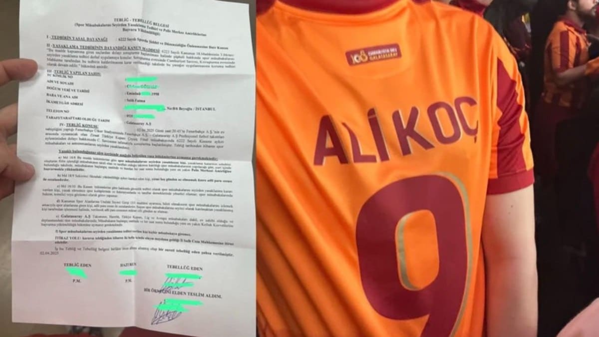 Fenerbahçe-Galatasaray Derbisinde Olay: Ali Koç Forması Sebebiyle Stat Dışı