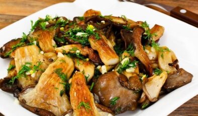 Fırında İstiridye Mantarı Tarifi