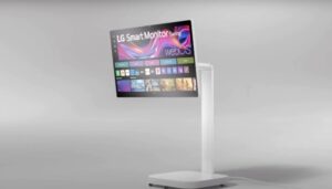 Discover the LG Smart Monitor Swing, blending portability and functionality