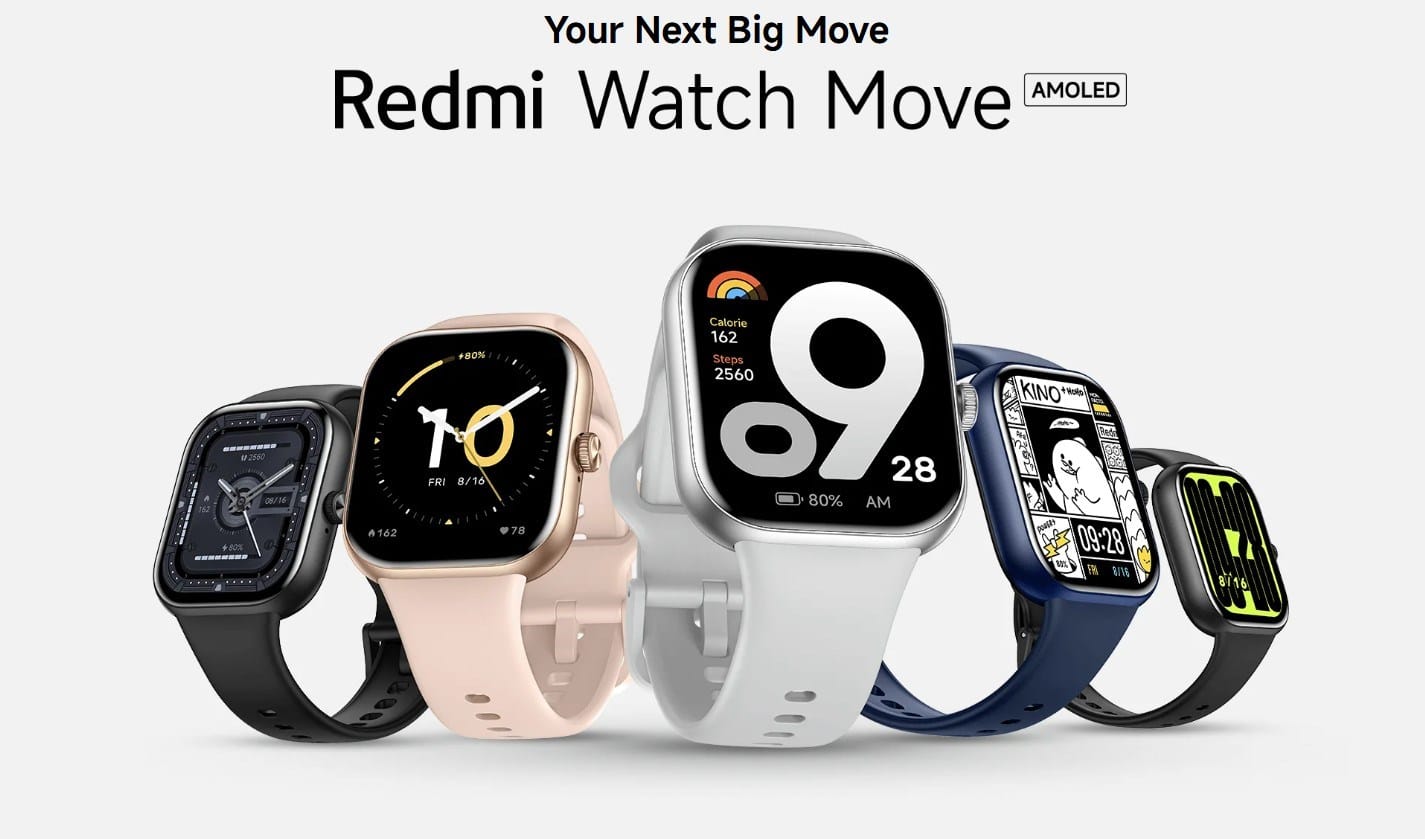 Discover the Redmi Watch Move, a budget-friendly smartwatch blending style