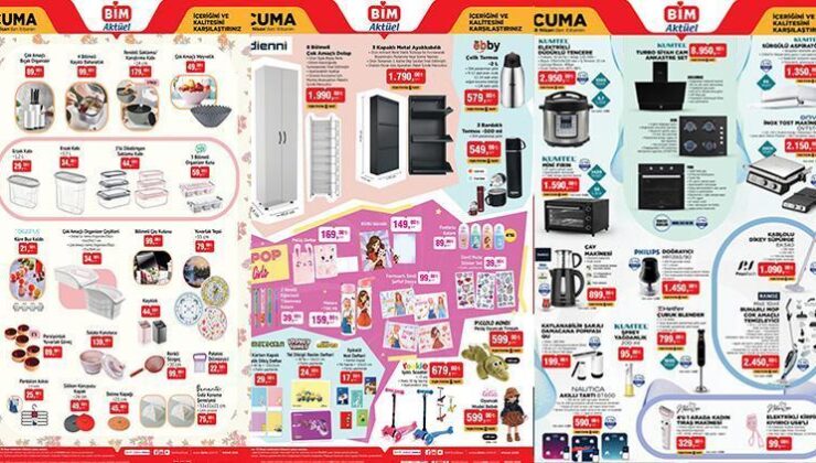 SATIŞTA! BİM 18 NİSAN 2025 KATALOĞU – CUMA İNDİRİMLERİ || BİM’de bu hafta neler var? Bim aktüel kataloğu Kickscooter, Elektrikli Düdüklü Tencere, Cep Telefonu Getiriyor!