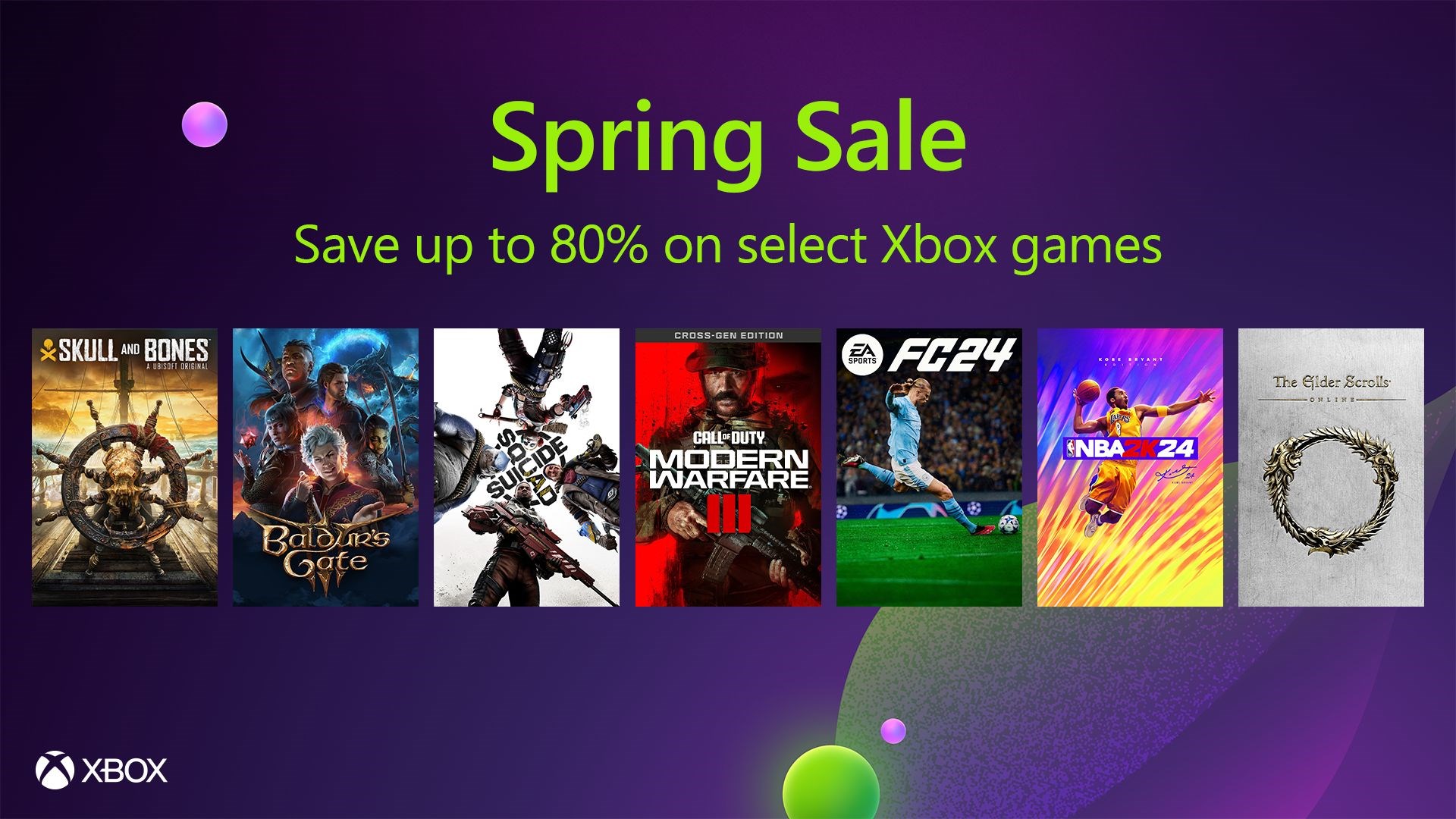 Welcome to the Xbox Store Spring Sale!