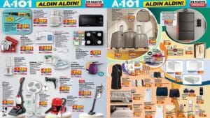 29 Mayıs A101 indirimleriyle ilgili güncel ürün kataloğunu keşfedin! İndirimli