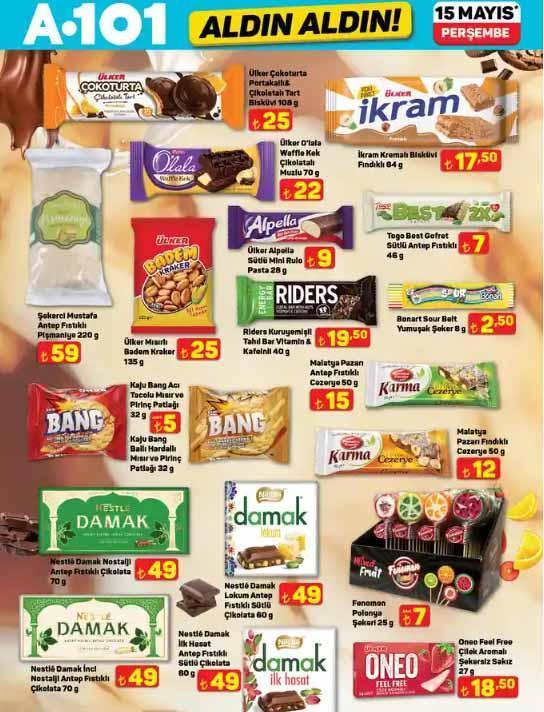 A101 15 Mayıs 2025 Aktüel Ürünler ve İndirimler