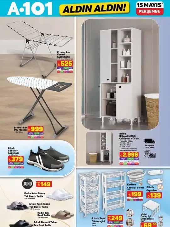 A101 15 Mayıs 2025 Aktüel Ürünler ve İndirimler