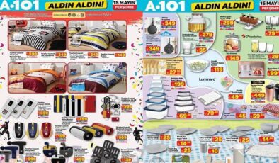 A101 Aktüel Kataloğu: 15 Mayıs Perşembe İndirimleri