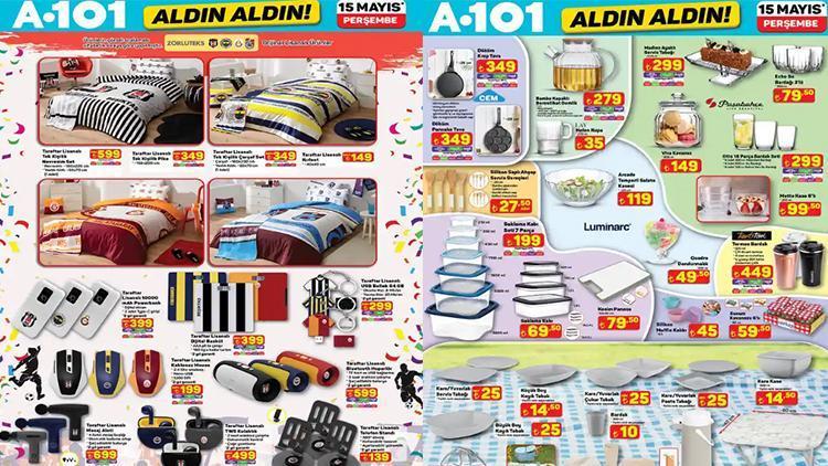 A101 Aktüel Kataloğu: 15 Mayıs Perşembe İndirimleri