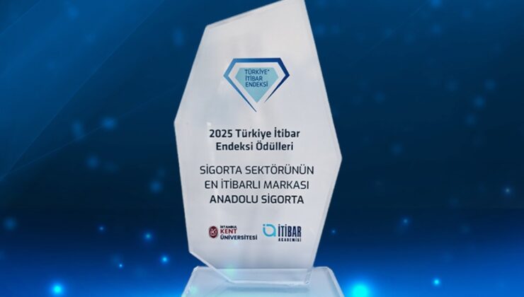 Anadolu Sigorta’ya Türkiye’nin En İtibarlı Şirketi Ödülü