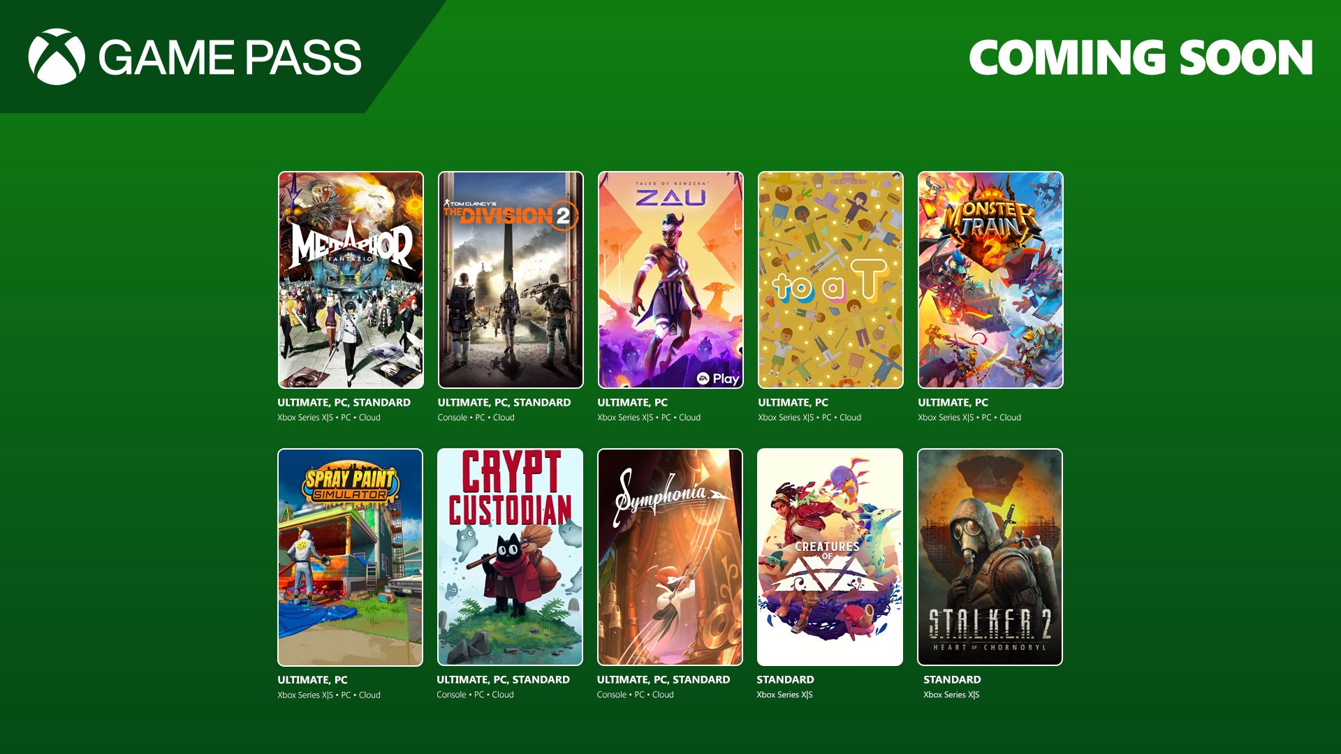 Exciting New Titles Joining Xbox Game Pass