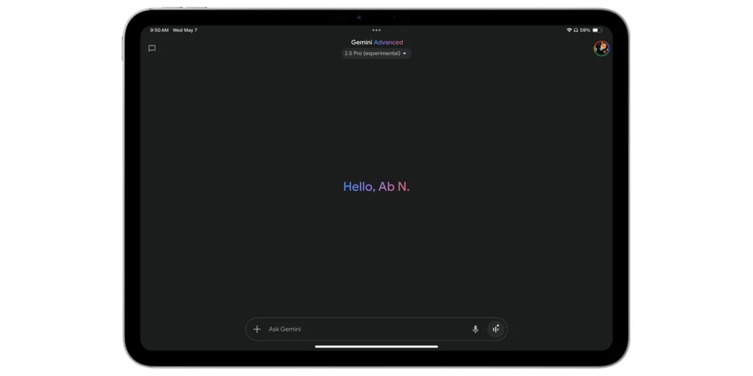 The New Google Gemini App for iPad Users