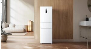 Discover the sleek and efficient Xiaomi Mijia 256L Three-Door Refrigerator.
