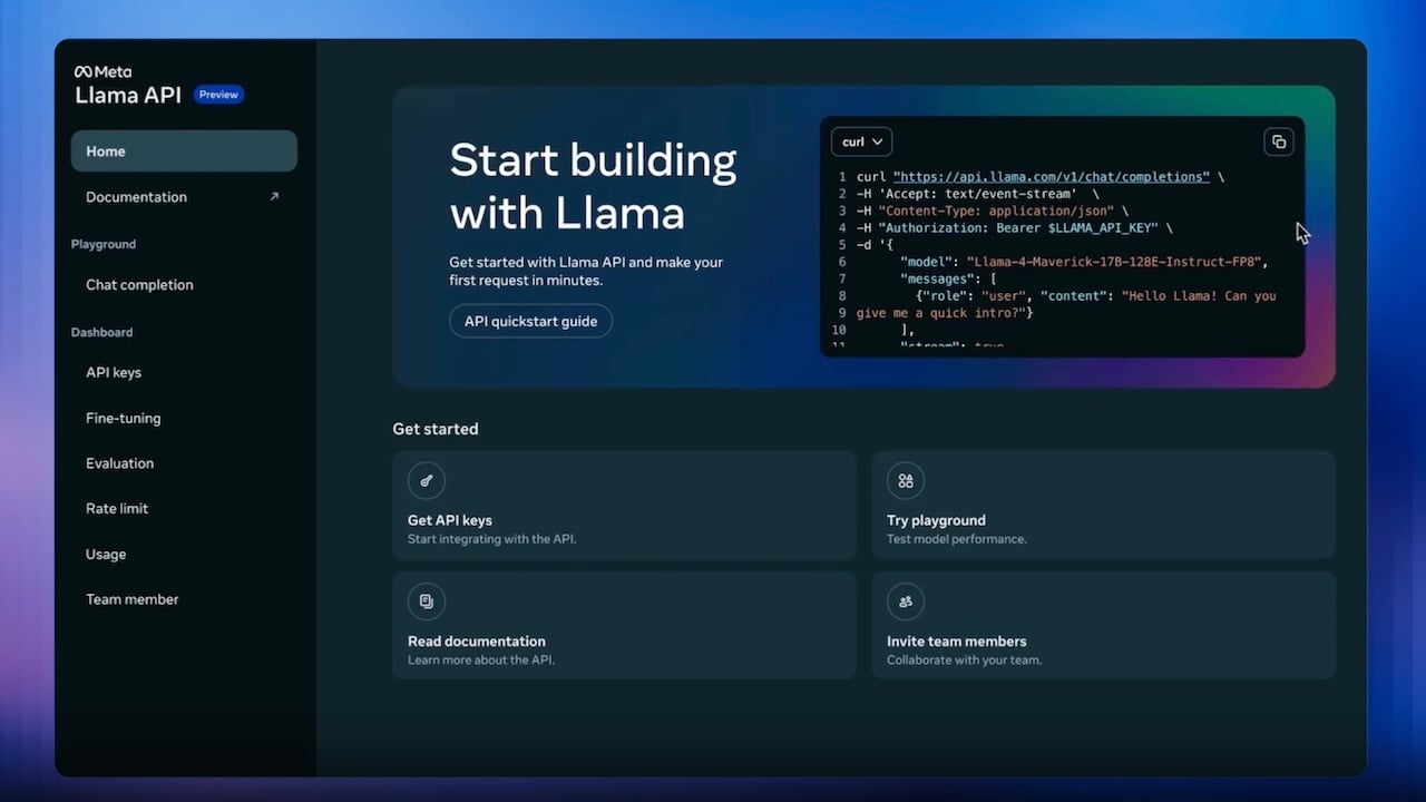 Meta Unveils the Llama API at LlamaCon