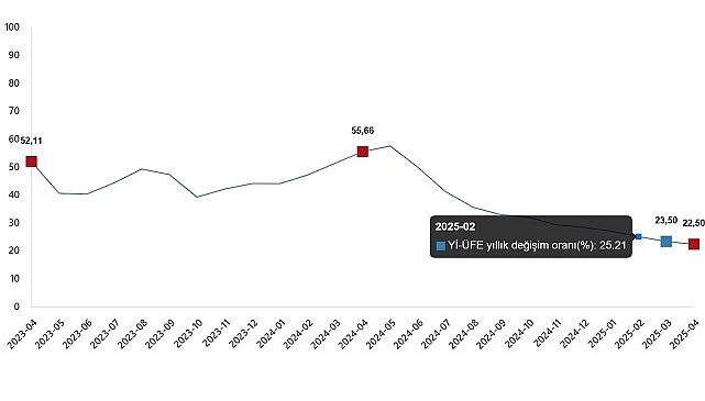 Nisan 2025 Yurt İçi Üretici Fiyat Endeksi Raporu