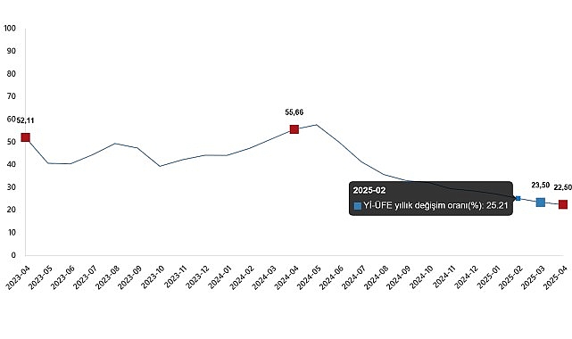Nisan 2025 Yurt İçi Üretici Fiyat Endeksi Raporu