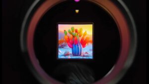 Explore Samsung Display's new OLEDoS panel, a groundbreaking advancement in