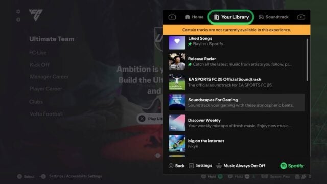Spotify Teams Up with EA Sports for a New Audio Experience in Gaming
