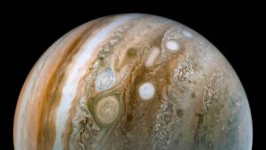 Explore Jupiter's early years, revealing its colossal and magnetic past
