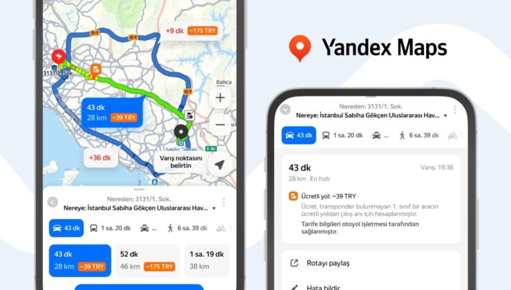 Yandex Maps Introduces Toll Road Cost Feature