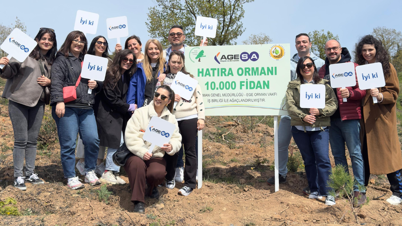 AgeSA’nın İkinci Hatıra Ormanı Kocaeli’de Toprakla Buluştu