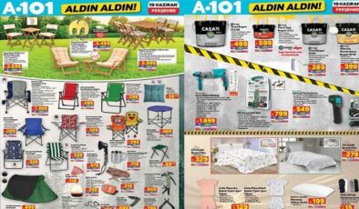 A101 19 Haziran 2025 Aktüel Kataloğu: Bahçe Mobilyası, Koltuk ve Elektronik Ürünlerde Özel Fırsatlar!