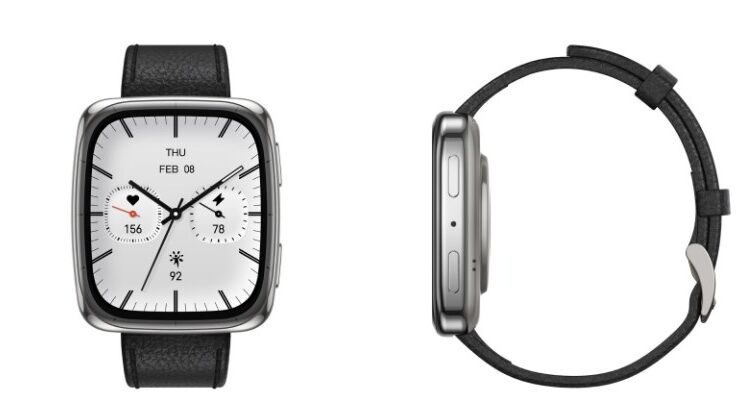 Amazfit Active 2 Square Smartwatch Leak: Design and Specs Revealed