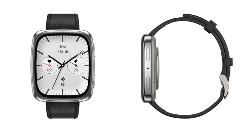 Amazfit Active 2 Square Smartwatch Leak: Design and Specs Revealed