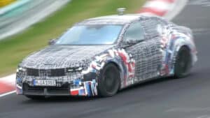 Elektrikli BMW M3, Nürburgring pistinde ilk kez test edilirken görüntülendi.