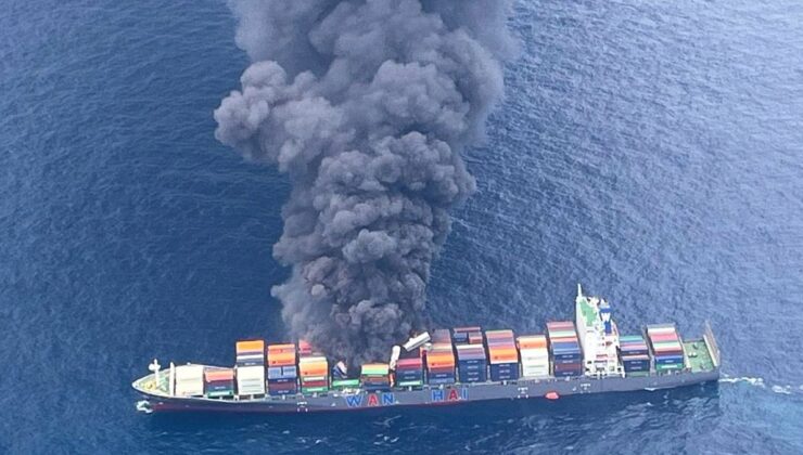Explosion and Fire on Singapore-Flagged Container Ship off Kerala Coast