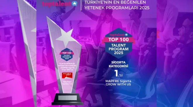 MAPFRE Sigorta’nın Yetenek Programı ‘Grow With Us’ Ödül Kazandı