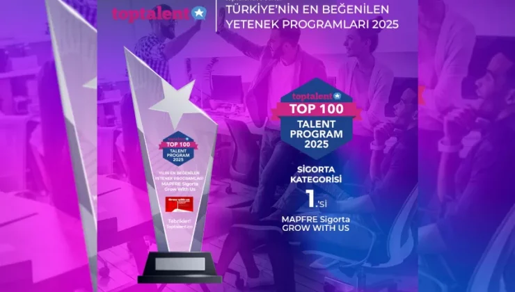 MAPFRE Sigorta’nın Yetenek Programı ‘Grow With Us’ Ödül Kazandı