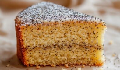 Milk Sorbet Poppy Seed Cake Recipe