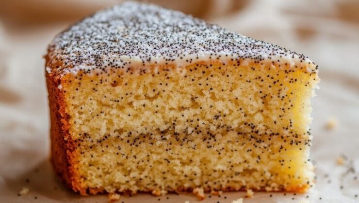 Milk Sorbet Poppy Seed Cake Recipe