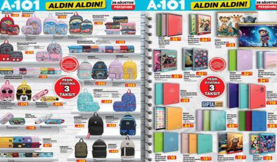 A101 OKUL MALZEMELERİ YENİ AFİŞİ 28 AĞUSTOS 2025 || A101 Aldın Aldın aktüel kataloğu bu hafta neler sunuyor? A101 broşürü ile kırtasiye ürünleri, çaycılı dijital su sebili, şarjlı masaj aleti satışa çıkıyor