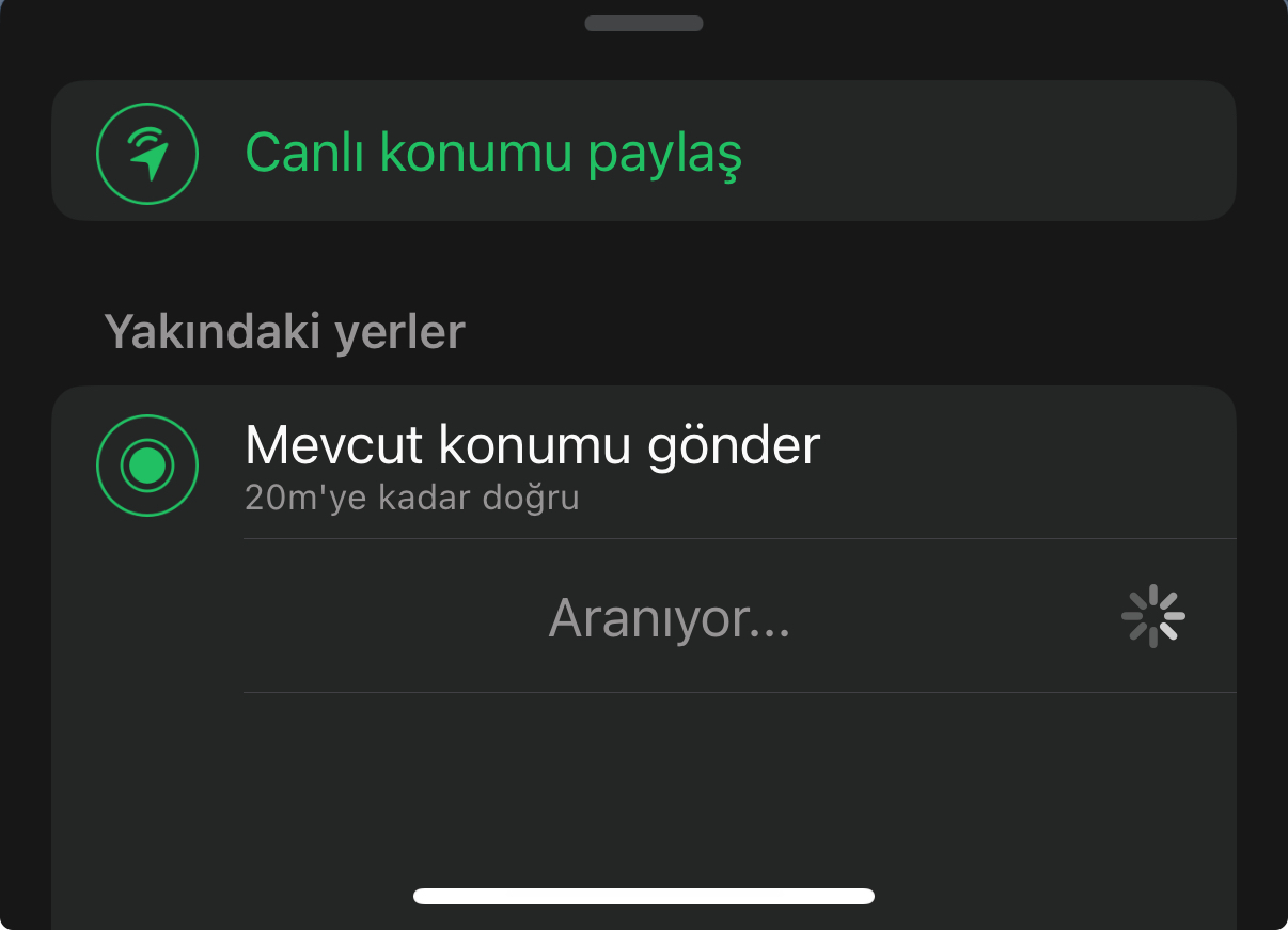 Android Üzerinden Konum Gönderme