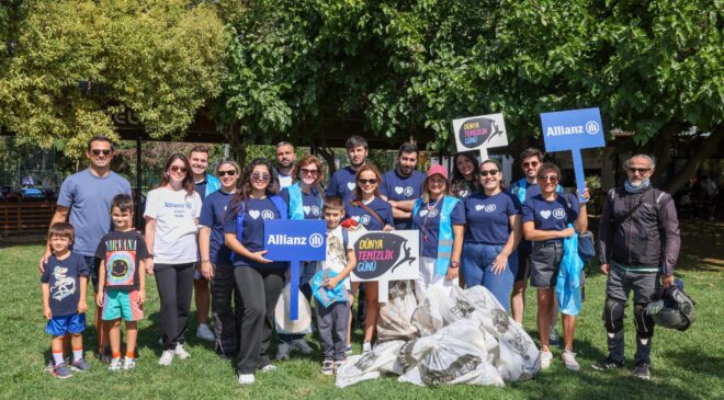 Allianz Turquie s’engage pour un environnement propre : impact et initiatives de la Journée mondiale du nettoyage