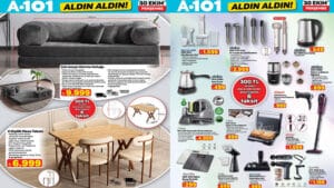 A101 30 Ekim 2025 aktüel ürünler kataloğundaki yeni fırsatları ve