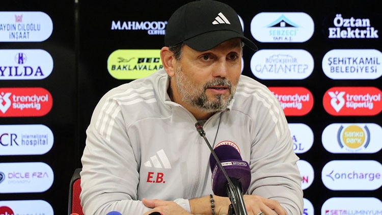 Erol Bulut, maçın ilk yarısında takımının direnç gösteremediğini belirterek performansı