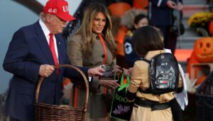 Explore the mix of Halloween cheer and diplomatic strain as