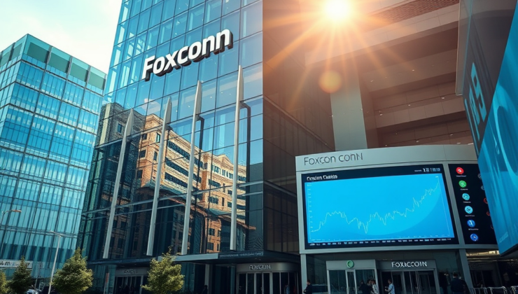Foxconn Yapay Zeka Görüşmeleri Sonrası Hisselerini Yükseltti