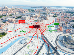 İstanbul'da 12 Ekim 2025 Pazar günü trafiğe kapalı yollar ve