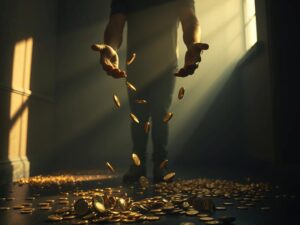 Explore the meaning and symbolism of losing gold in dreams,