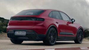 Discover the 2026 Porsche Macan GTS, an electrified SUV blending