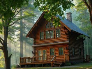 Rüyada ahşap ev görmek; huzur, güven ve içsel denge sembolüdür.