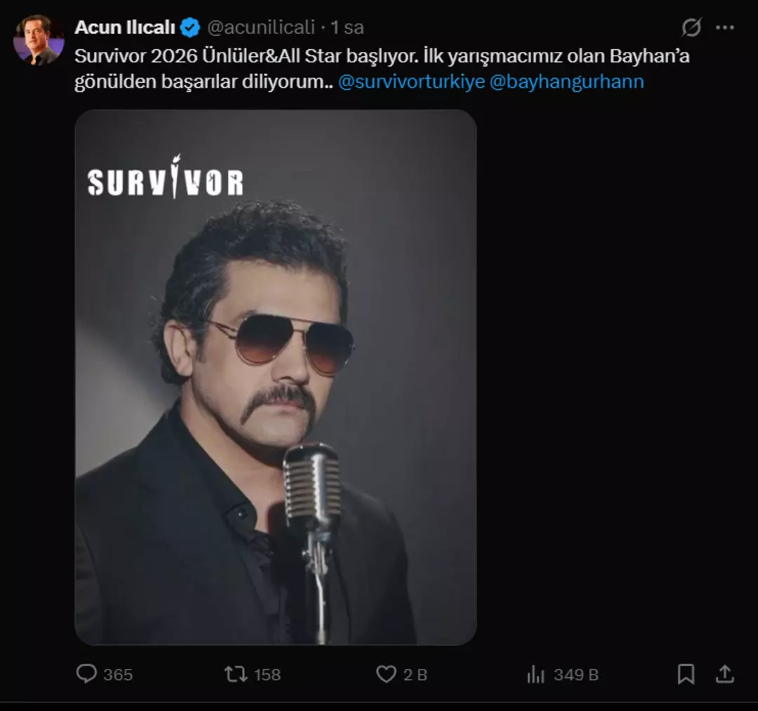 İlk Yarışmacı Bayhan Oldu