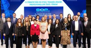 2025 Türkiye'nin En Etkili Tedarik Zinciri Profesyonelleri Ödül Töreni'nde sektörün